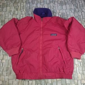 Vintage Patagonia Kids Youth Jacket Size 8 Berry / purple fleece Lined